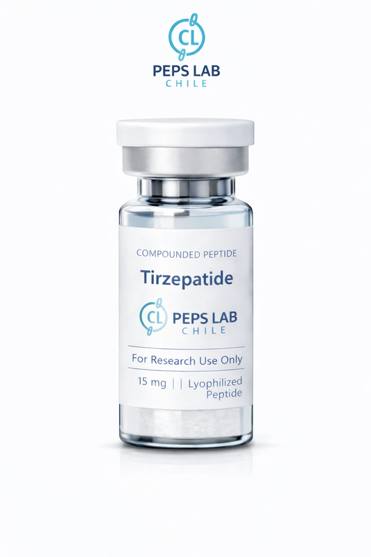 Protocolo de Tirzepatida Agonista dual GLP-1/GIP. Control metabólico, saciedad y regulación de glucosa.